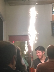 birthday sparkler
